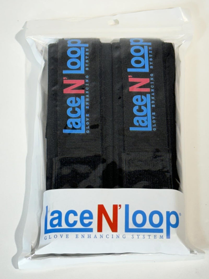 Lace N Loop Straps (Pair) (Black) - Image 2